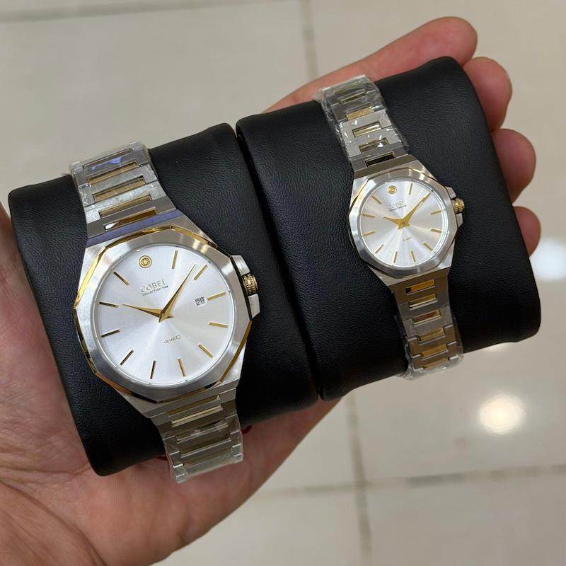 ست ساعت مچی اورجینال زنانه و مردانه کوبل CB 6323