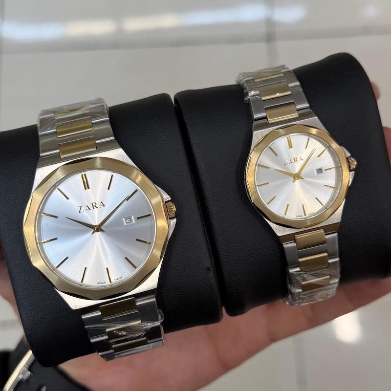 ست ساعت مچی اورجینال زنانه و مردانه زارا ZARA 3056