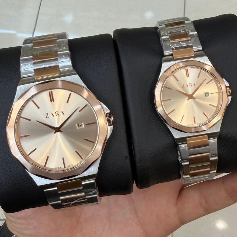 ست ساعت مچی اورجینال زنانه و مردانه زارا ZARA 3056