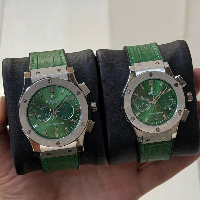 ست ساعت مچی زنانه و مردانه هابلوت Hublot سه موتورفعال