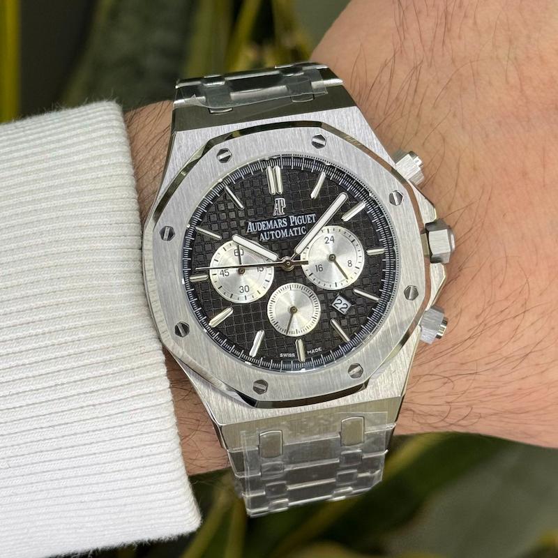 ساعت مچی مردانه اودمار پیگه - رویال اوک سه موتور Audemars Piguet (ap)