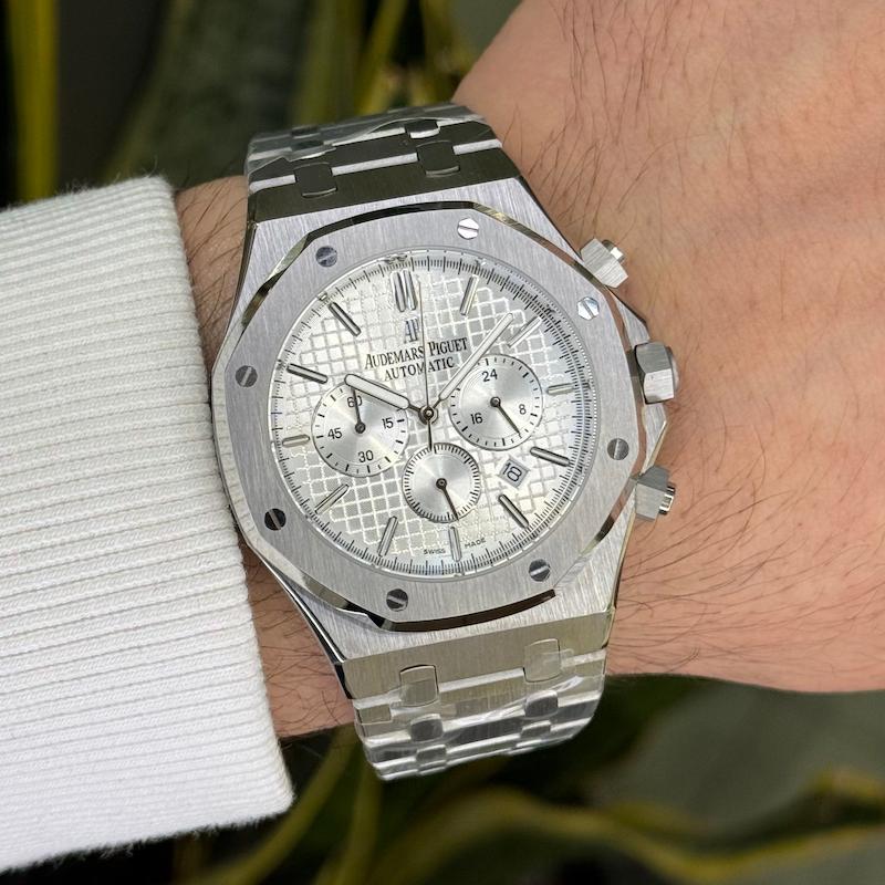 ساعت مچی مردانه اودمار پیگه - رویال اوک سه موتور Audemars Piguet (ap)