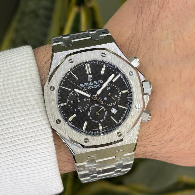 ساعت مچی مردانه اودمار پیگه - رویال اوک سه موتور Audemars Piguet (ap)