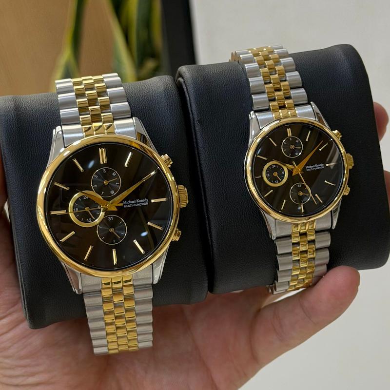 ست ساعت مچی اورجینال زنانه و مردانه مایکل کندی MK 0935-0934