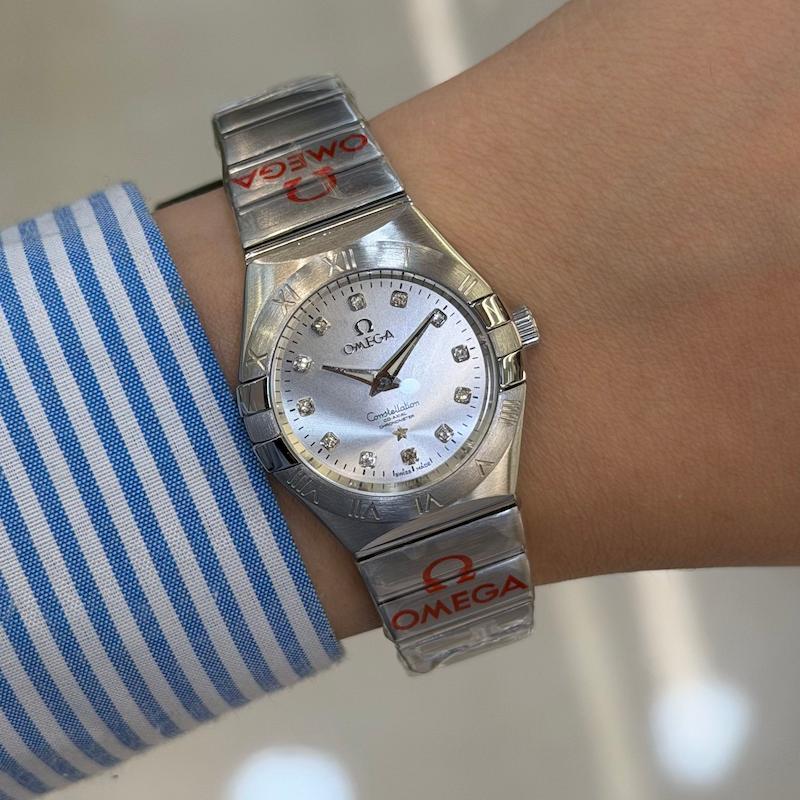 ساعت مچی زنانه امگا omega constellation
