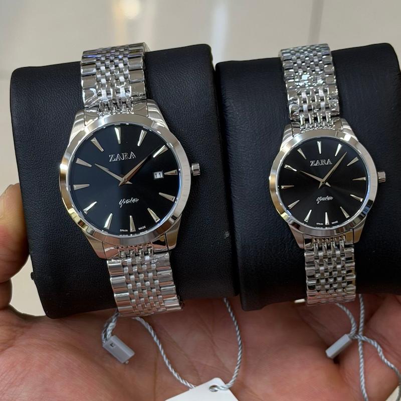 ست ساعت مچی اورجینال زنانه و مردانه زارا ZARA 3026