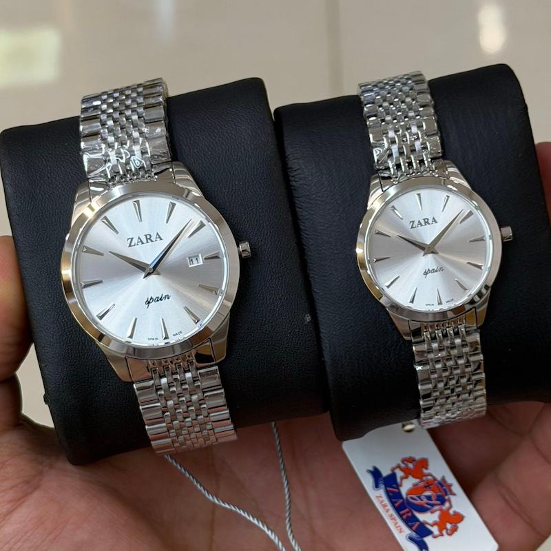 ست ساعت مچی اورجینال زنانه و مردانه زارا ZARA 3026