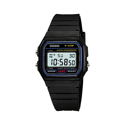 ساعت مچی مردانه کاسیو مدل CASIO-F-91W-1D