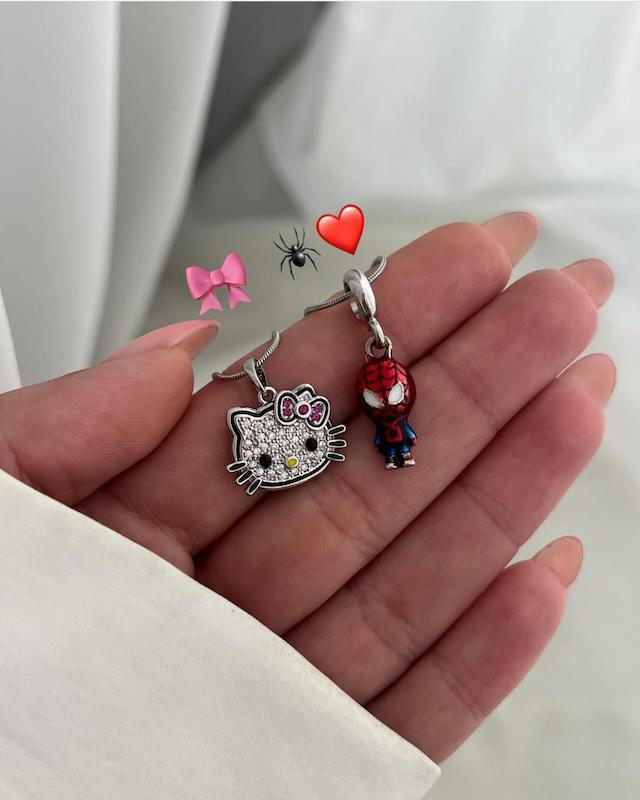 ست گردنبند کیتی و اسپایدرمن