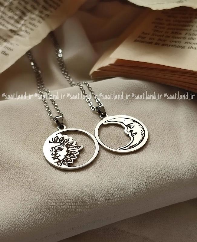 گردنبند مهر و ماه 
