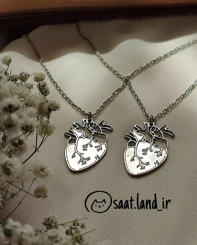گردنبند قلب آناتومی 