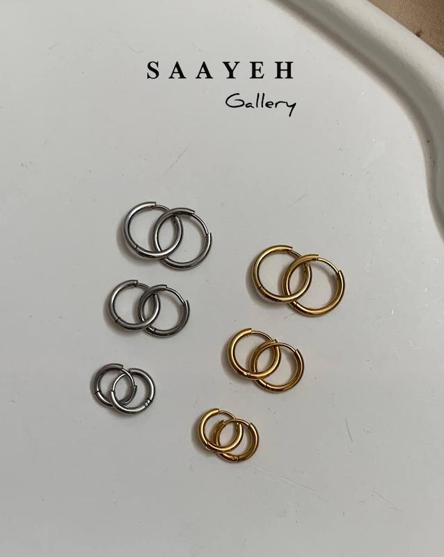 گوشواره حلقه ای ساده