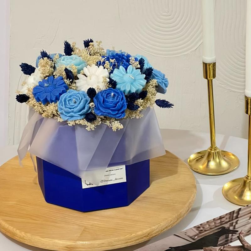 باکس گل شمع