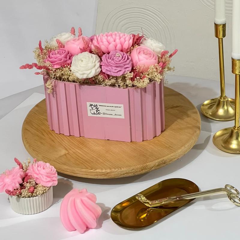 باکس گل شمع