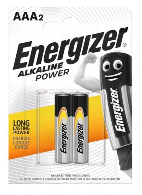 باتری ۲ عددی انرجایزر نیم قلم آلکالاین پاور