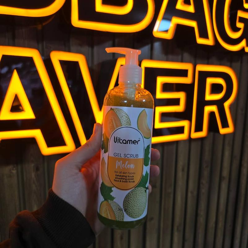 ژل اسکراب طالبی ویتامر