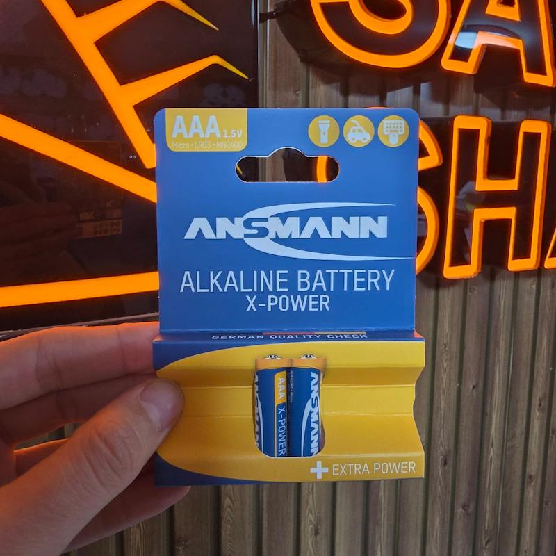 باتری ۲ عددی ansman نیم قلم اکسترا پاور