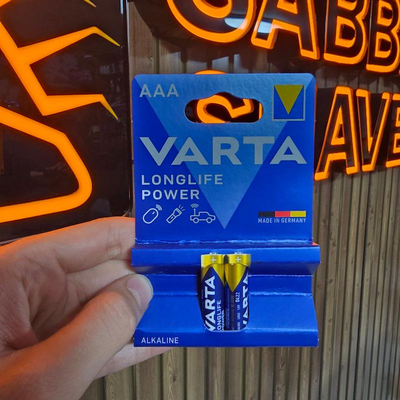 باتری ۲ عددی وارتا نیم قلم long life power