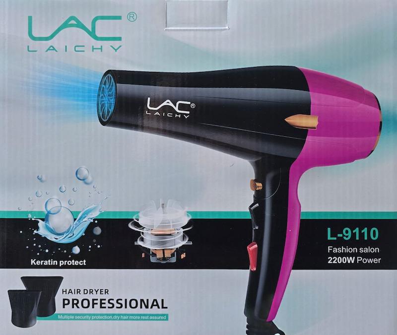 سشوار لایچی lac اقتصادی ۲۲۰۰ وات مدل ۹۱۱۰