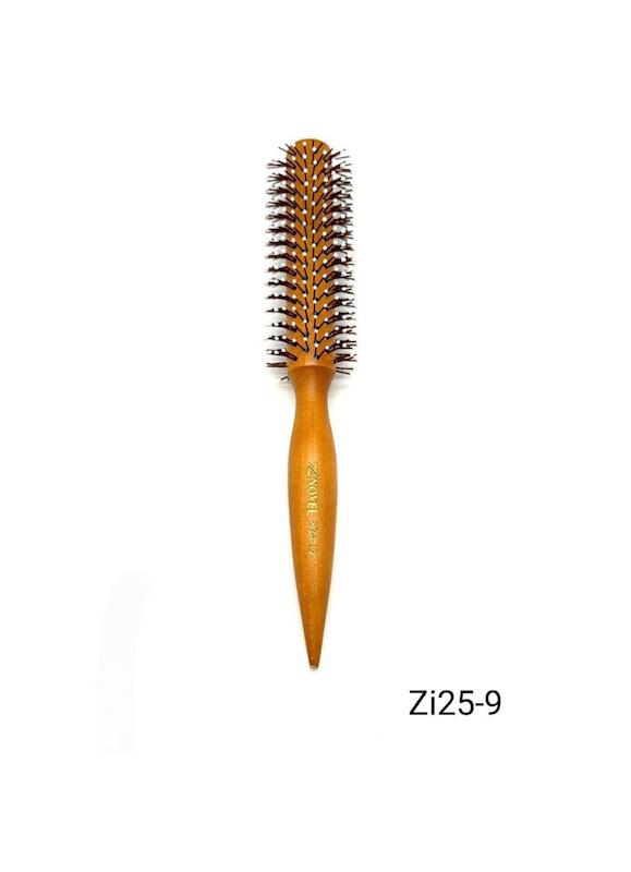 برس گرد نسوز چوبی قهوه ای روشن وارداتی زینوول سایز 4 کد Zi 25-9