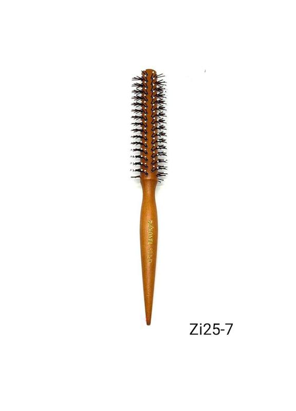 برس گرد نسوز چوبی قهوه ای روشن وارداتی زینوول سایز 2 کد Zi 25-7