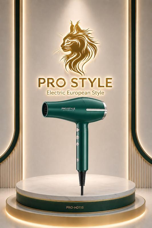 سشوار 2600 وات Pro Style پرو استایل مدل سایلنت جت HD 115