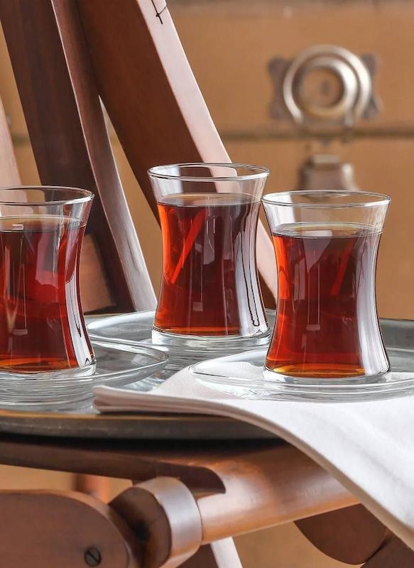استکان و نعلبکی بلوری Zen