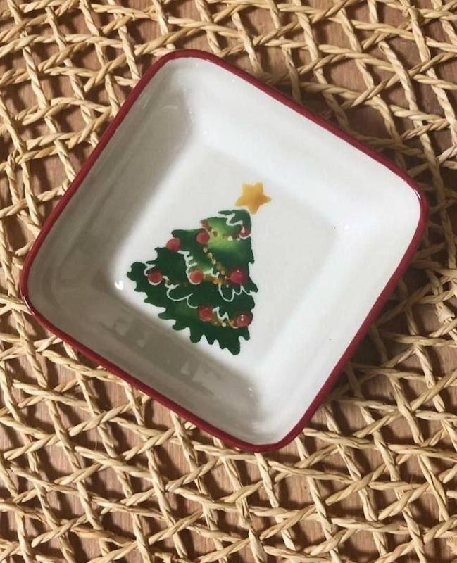 پیاله مربع کریسمسی