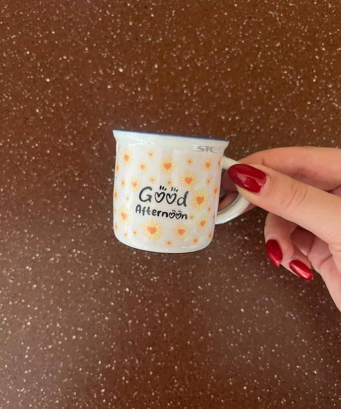 فنجان قهوه خوری گل گلی