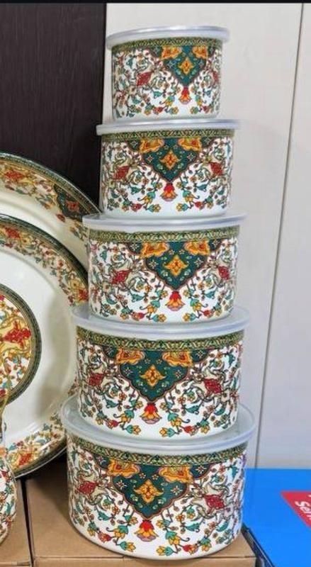 ظرف نگهدارنده لعابی طرح سنتی