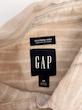 شومیز لینن زنانه GAP راه راه کرمی اورجینال