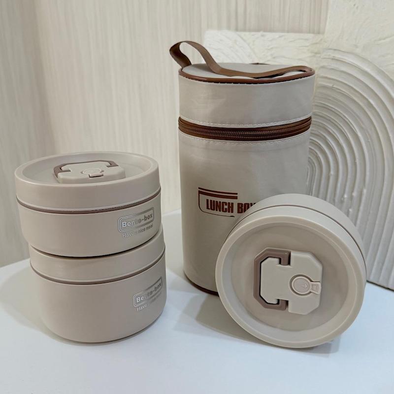 سه ظرف غذا (کیف دار عایق حرارت)