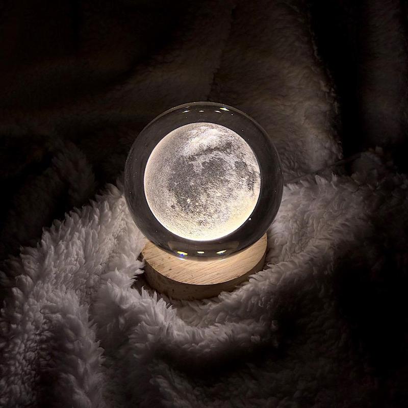 چراغ خواب گوی کریستال 