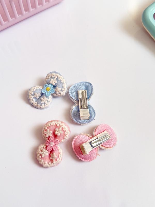 گیره انبری پاپیون گیپور  جفتی🎀✨