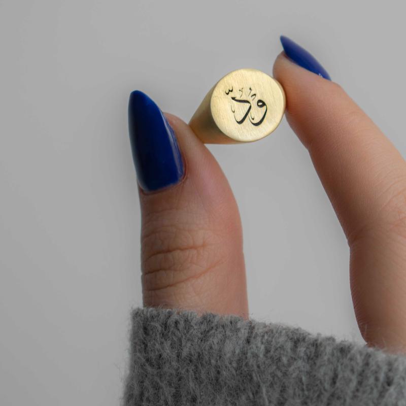 انگشتر ود نقره 925 عیار با آبکاری طلا زرد