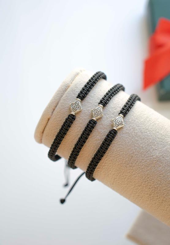 دستبند مردانه نقره 925 عیار مدل خشتی