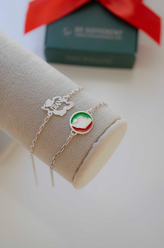 دستبند ایران نقره  925 عیار