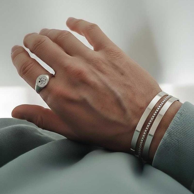 بنگل نقره UNISEX 