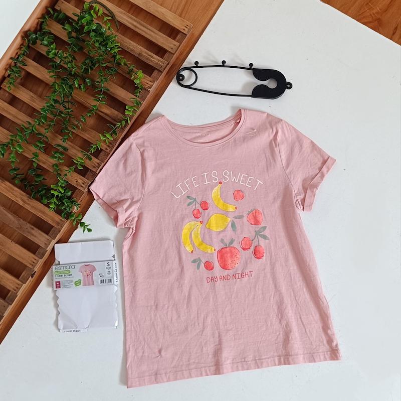 تیشرت نخ پنبه زنانه اسمارا ESMARA
