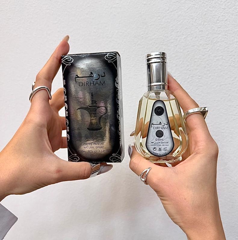 ادکلن درهم نقره ای 50میل ارض الزعفران