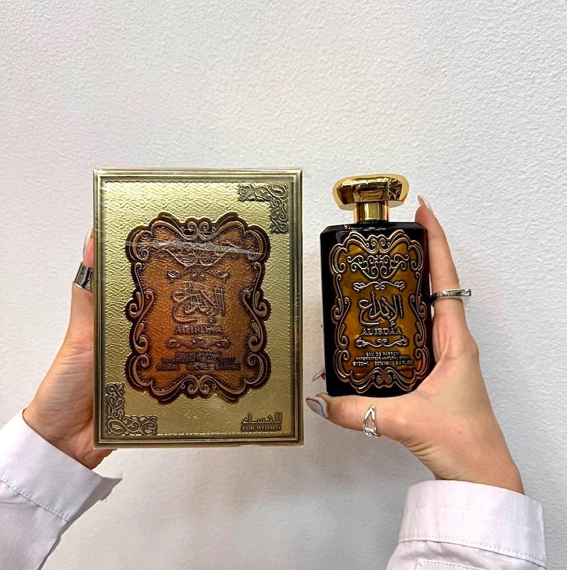 عطر ادکلن الابداع گلد زنانه ارض الزعفران رایحه جیوانچی له اینتر دیت زنانه