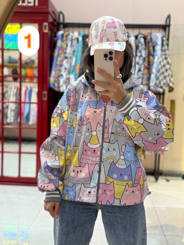 بارانی چاپی - کد 14151 / New