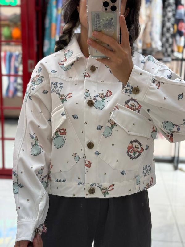 کت کتان طرحدار Pattern - کد 13102