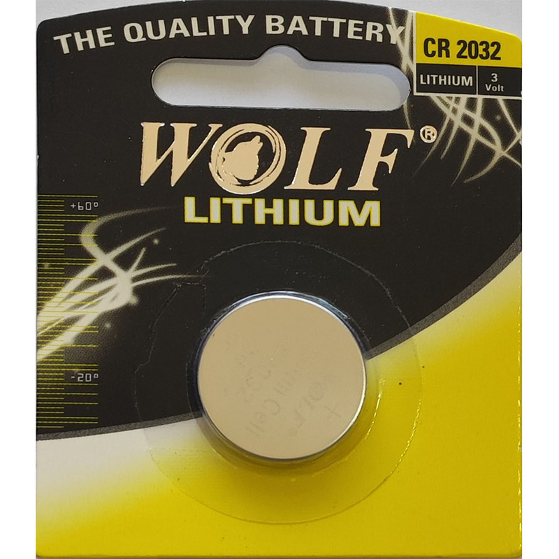  باتری سکه ای لیتیوم ولف WOLF - LITHIUM مدل CR2032