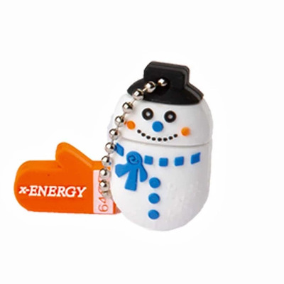 فلش مموری ایکس-انرژی مدل snowman ظرفیت 32,64 گیگابایت