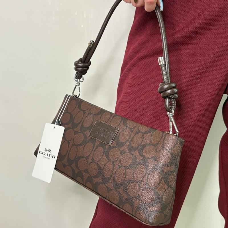کیف زنانه دسته گره طرح کوچ کد 2052