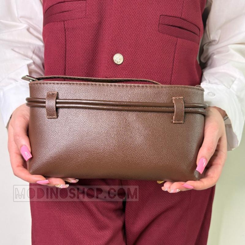کیف دوشی و دستی زنانه مدل سگک‌دار طرح کارتیه کد 2058