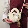کیف زنانه کنفی زارا آویز دار کد 2082