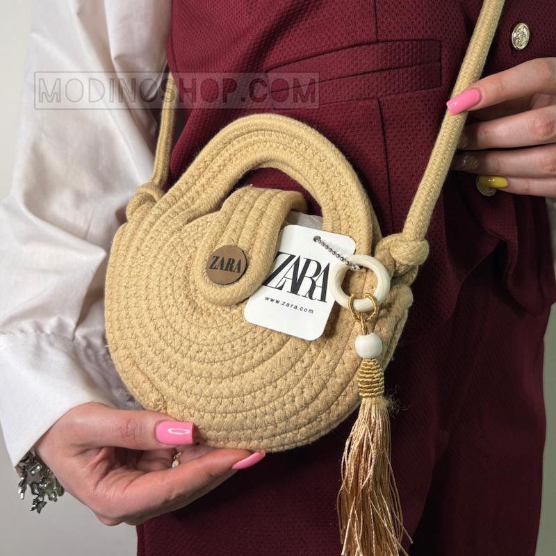 کیف زنانه کنفی زارا آویز دار کد 2082