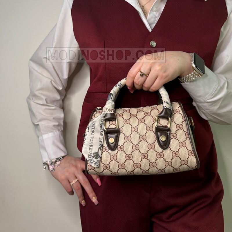 کیف صندوقی زنانه طرح برند کد 2095